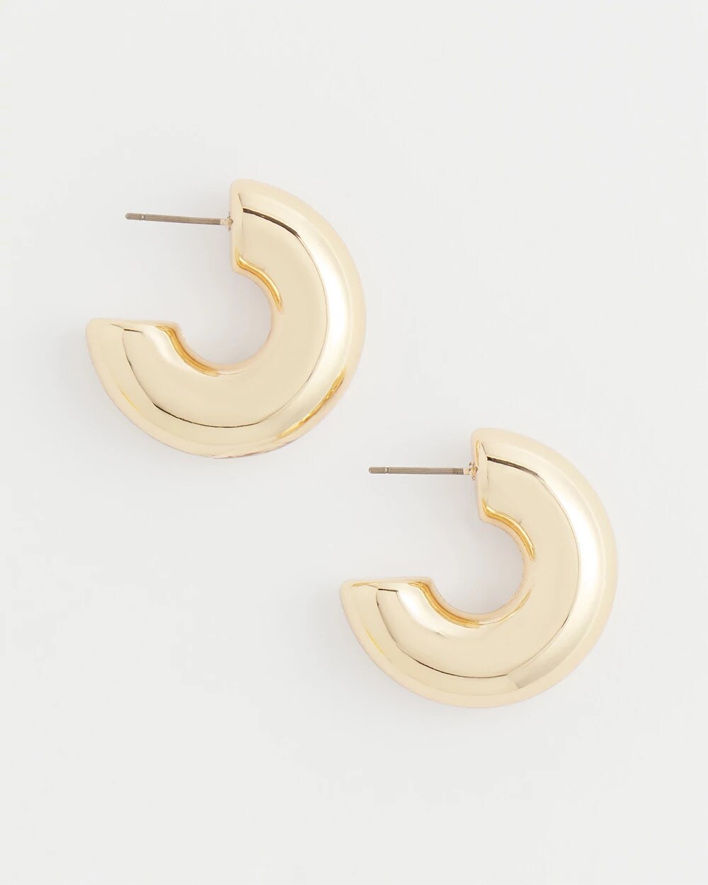 Gold Puff Hoop Earrings - Chico's