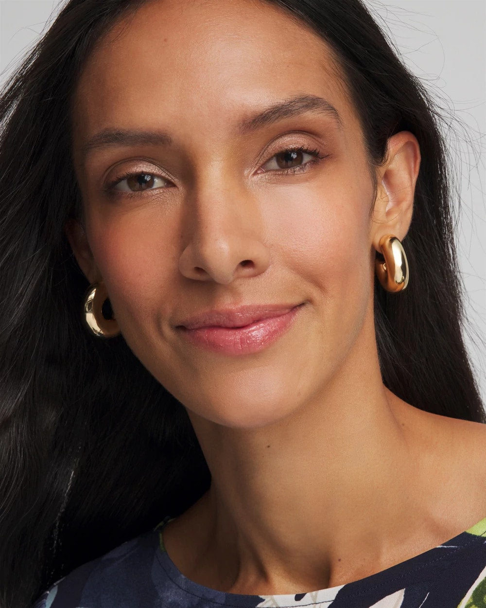 Gold Puff Hoop Earrings - Chico's