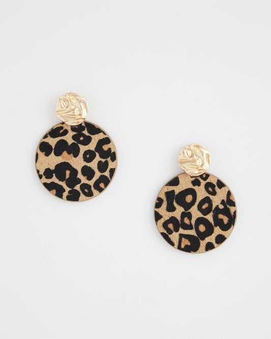 Round Haircalf Earrings - Chico's