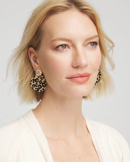 Round Haircalf Earrings - Chico's