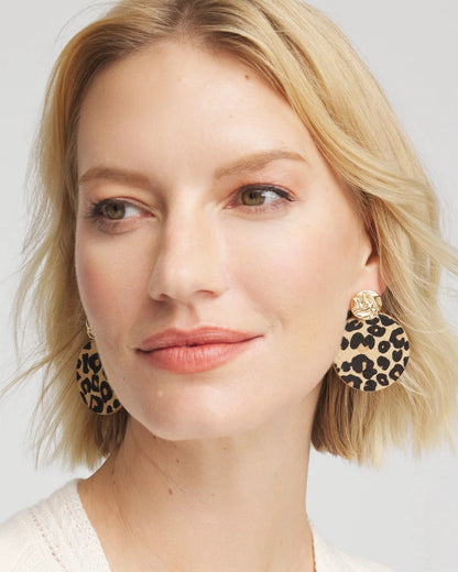 Round Haircalf Earrings - Chico's