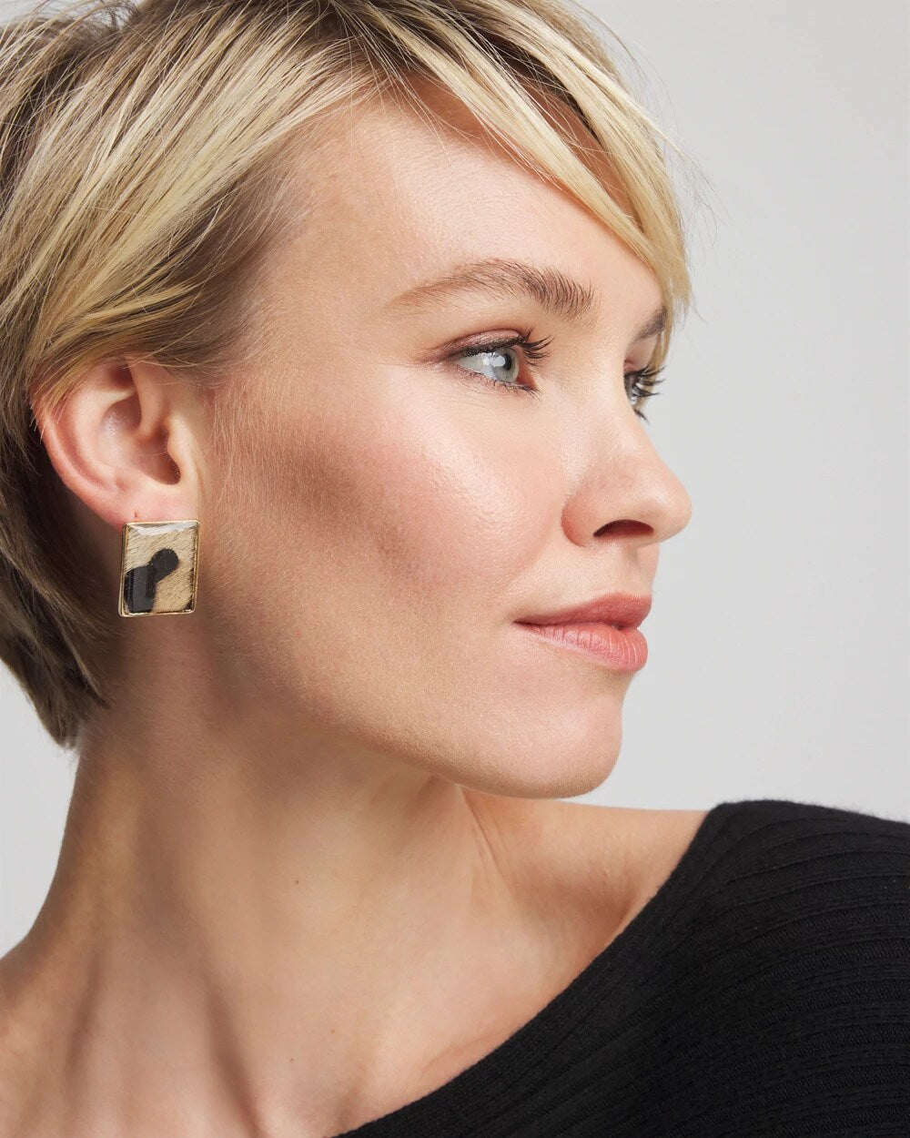 Chico's Originals Animal Square Stud Earrings - Chico's