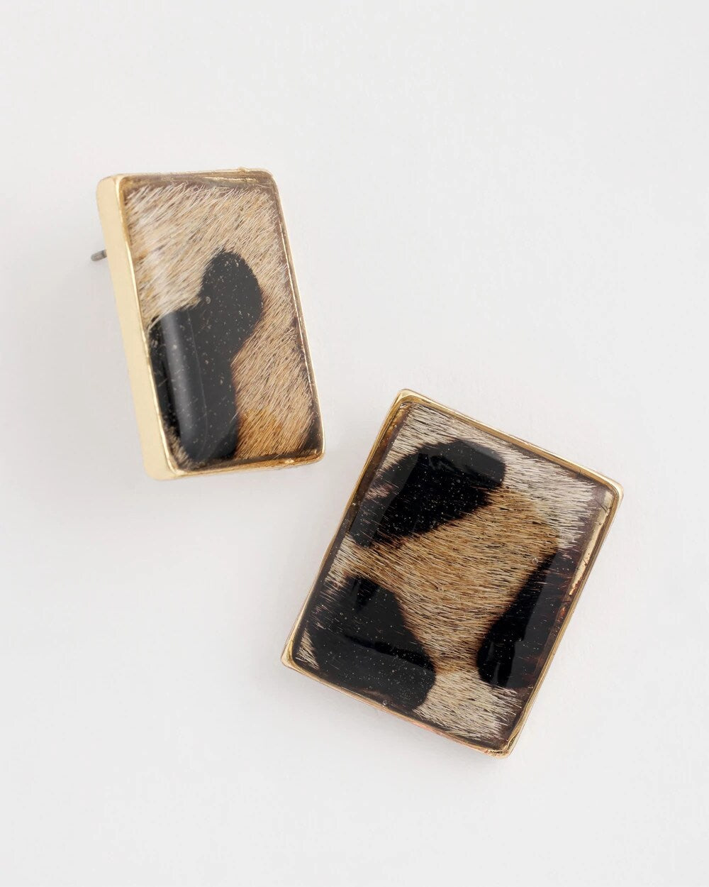 Chico's Originals Animal Square Stud Earrings - Chico's