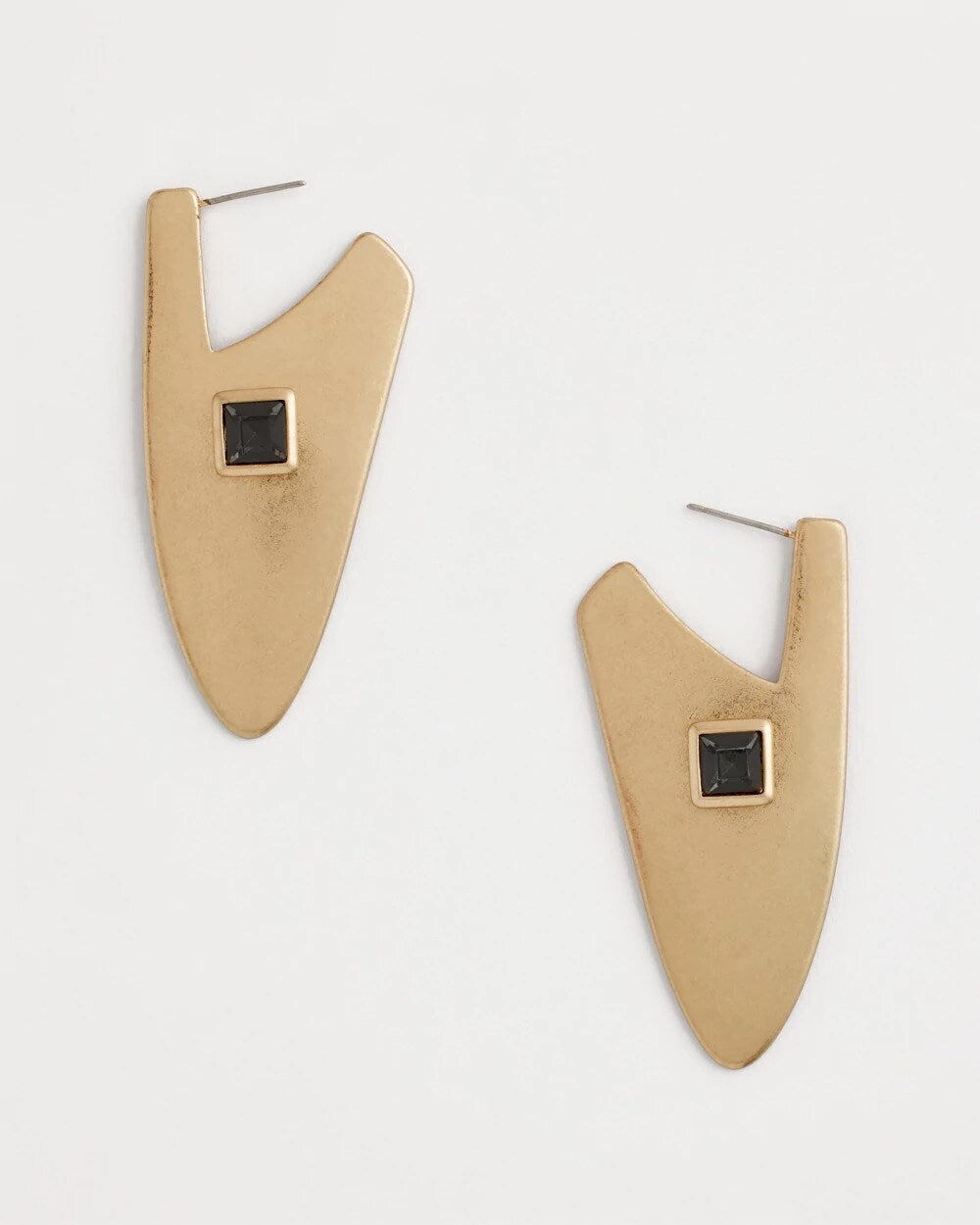 Gold Triangle Linear Earrings - Chico's