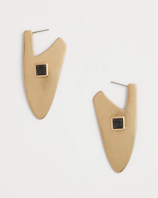 Gold Triangle Linear Earrings - Chico's