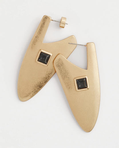 Gold Triangle Linear Earrings - Chico's