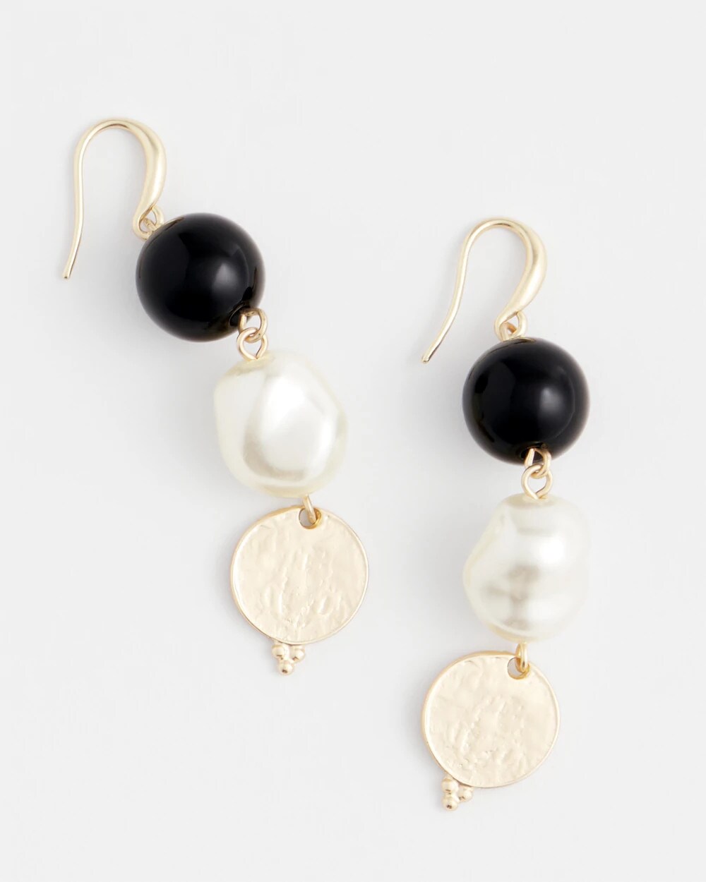 Linear Gold Pearl Earrings - Chico's