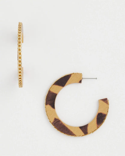 Animal Wood Hoop Earrings - Chico's