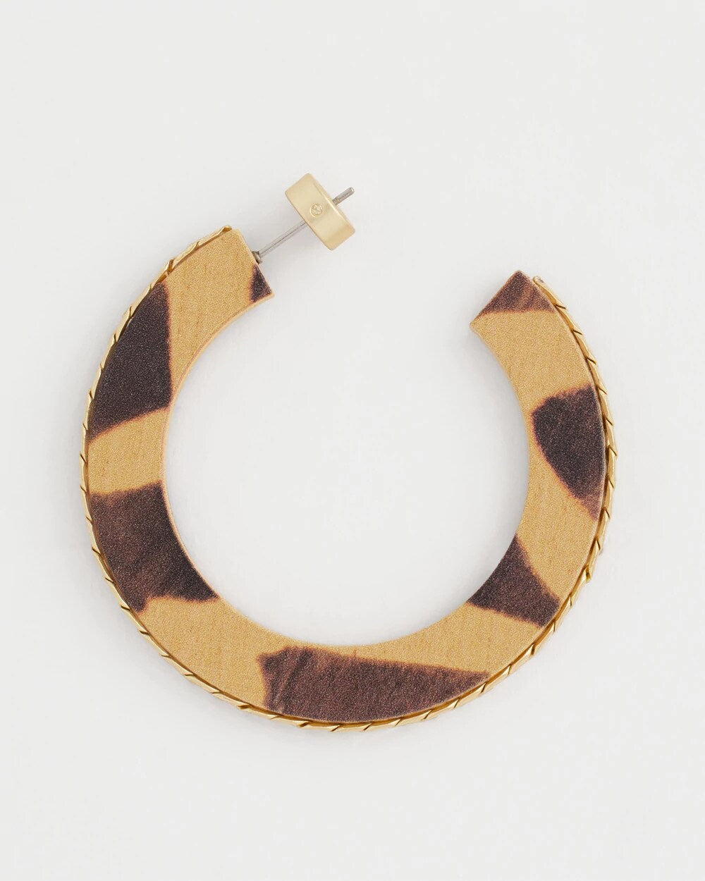Animal Wood Hoop Earrings - Chico's