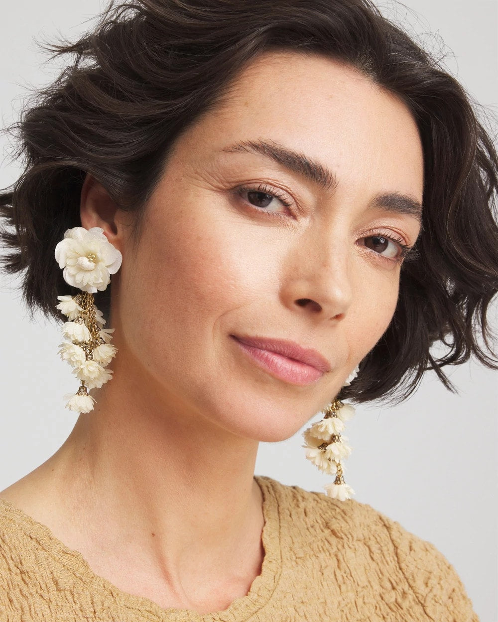 No Droop® Flower & Conch Shell Earrings - Chico's