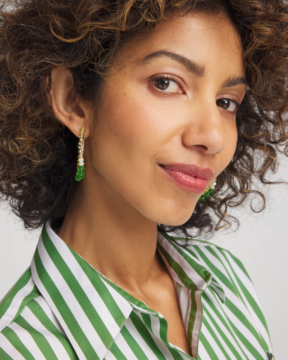No Droop® Beaded Hoop Earrings - Chico's
