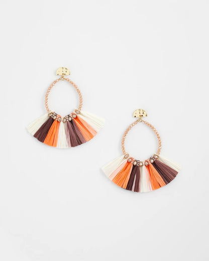 No Droop® Raffia Seed Bead Earrings - Chico's