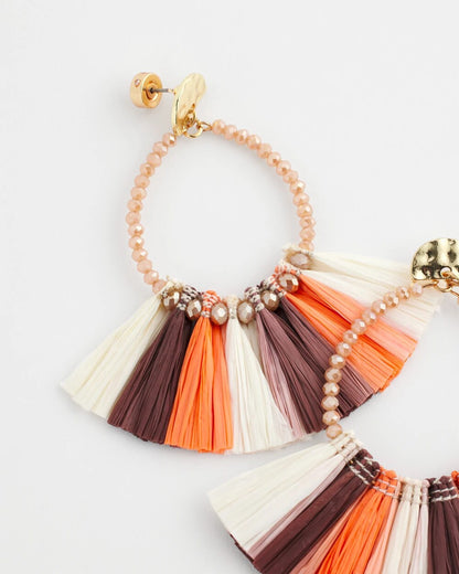 No Droop® Raffia Seed Bead Earrings - Chico's