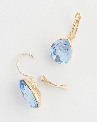 Aqua Gem Teardrop Earrings - Chico's