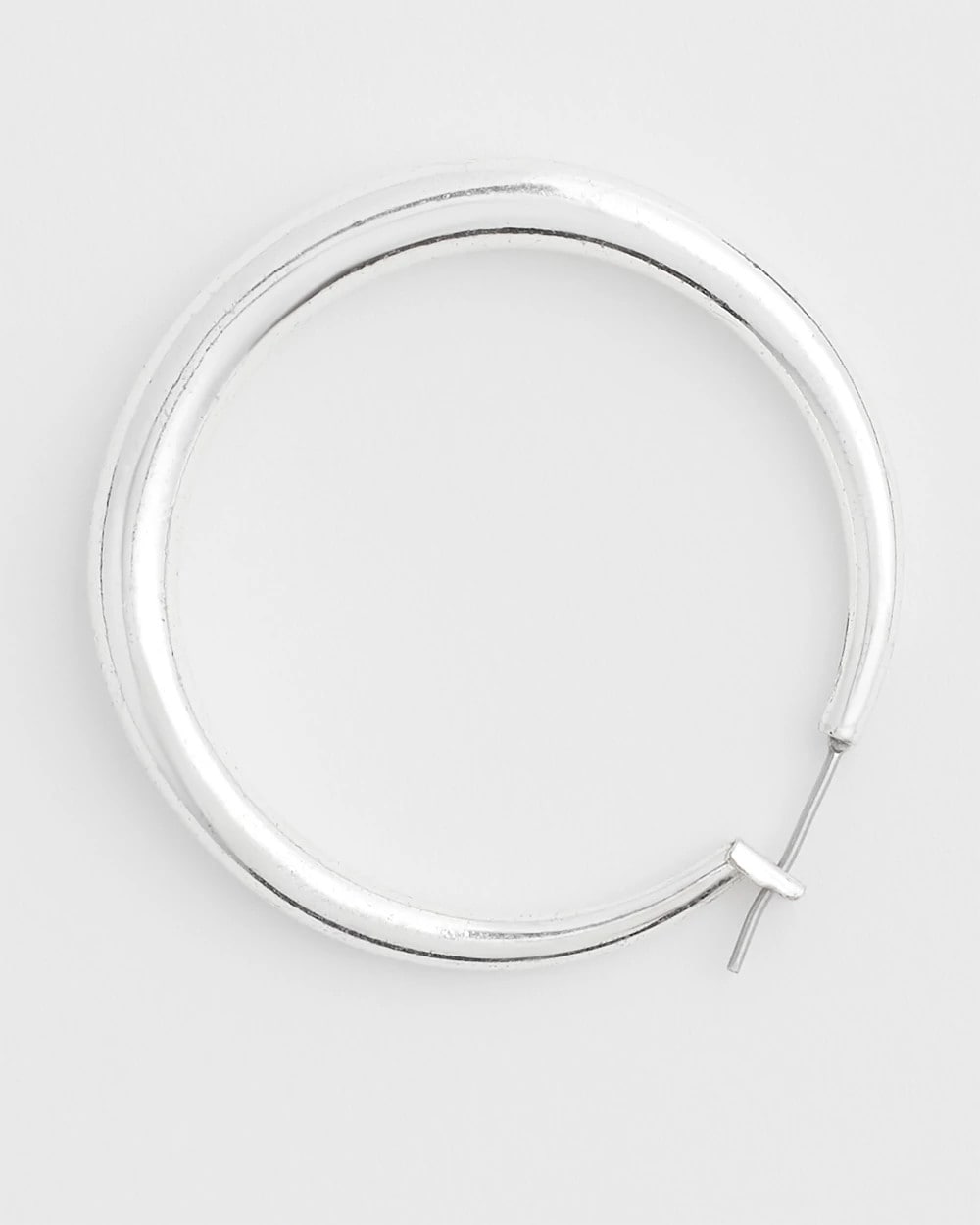 Cassie Silver-Tone Hoop Earrings - Chico's