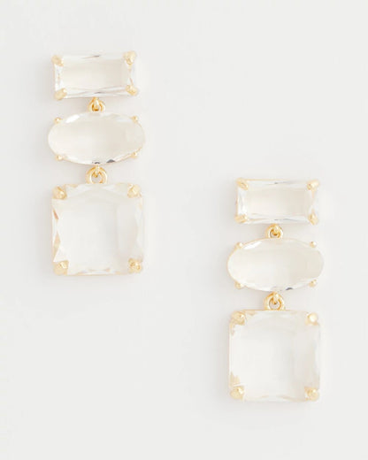 Neutral Faceted Drop Earrings - Chico's