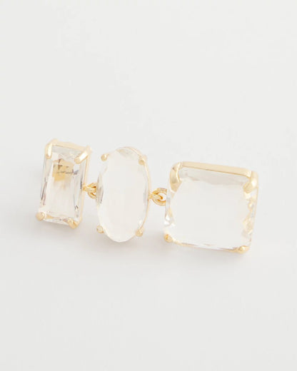 Neutral Faceted Drop Earrings - Chico's