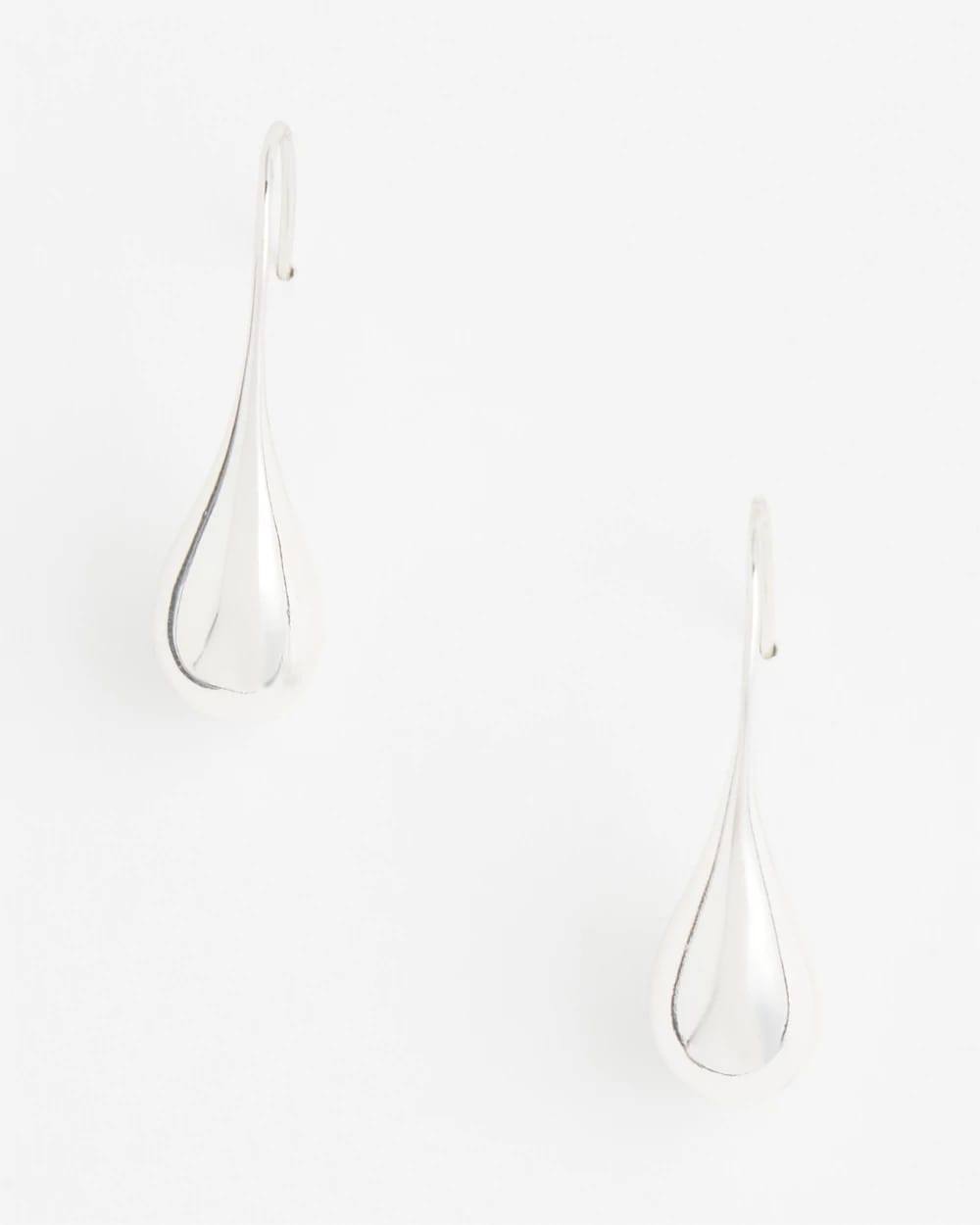 No Droop™ Silver Tone Teardrop Threader Earrings - Chico's