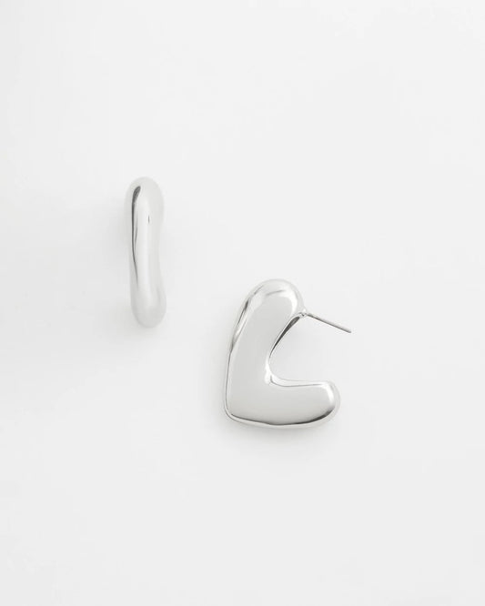 No Droop® Silver Tone Mini Hoops - Chico's