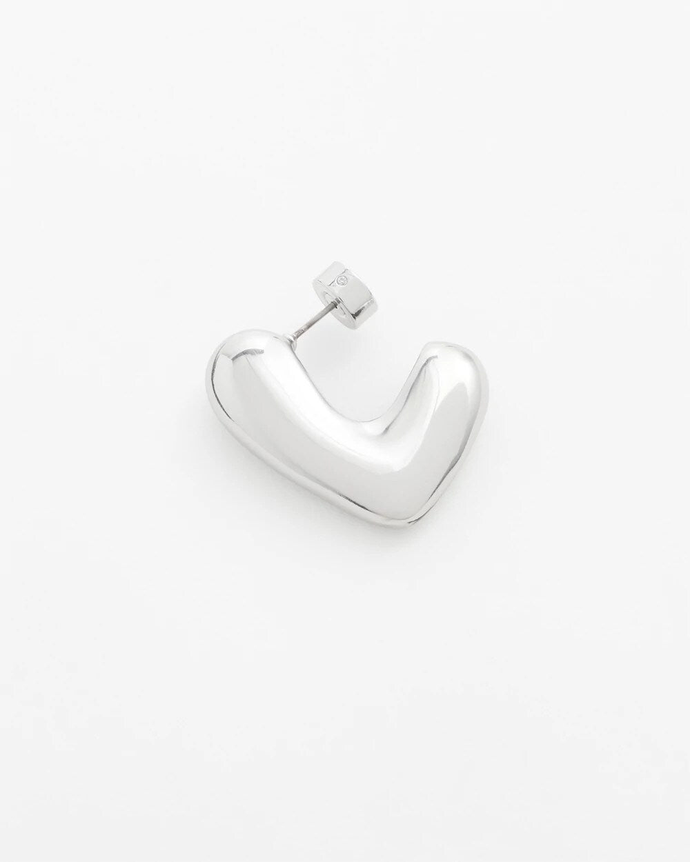 No Droop® Silver Tone Mini Hoops - Chico's