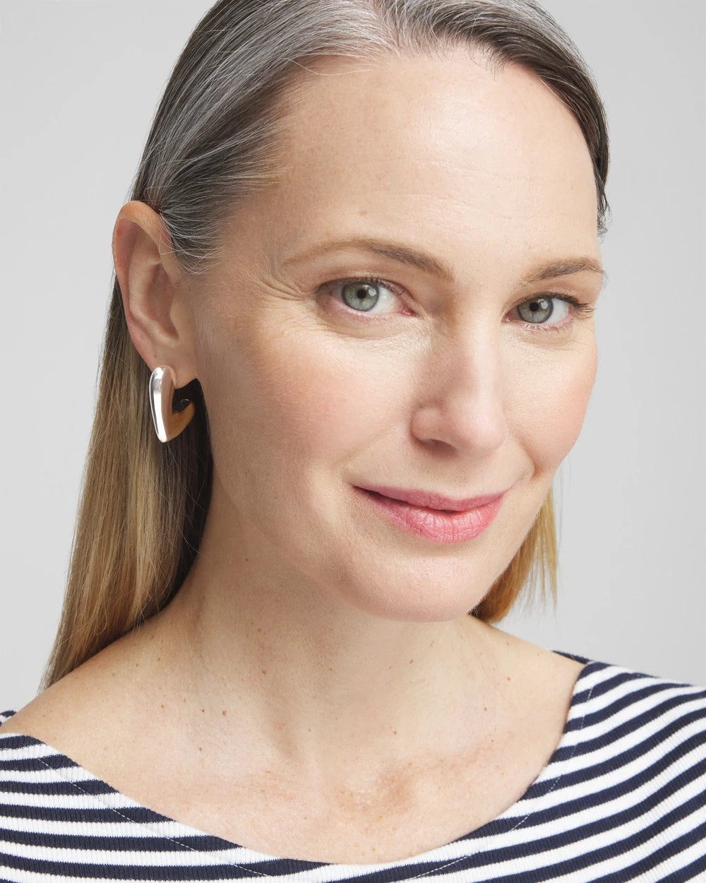 No Droop® Silver Tone Mini Hoops - Chico's