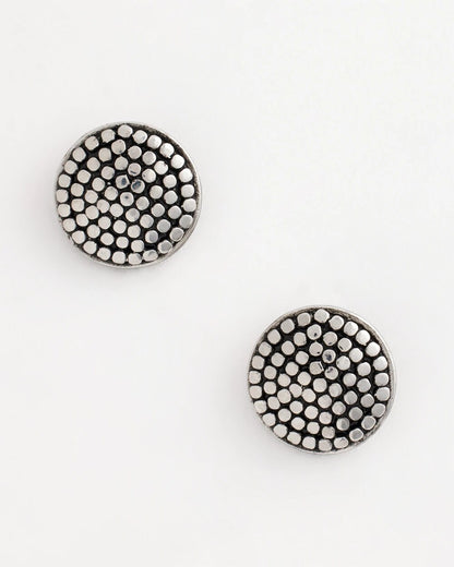 No Droop® Round Silvertone Stud Earrings - Chico's