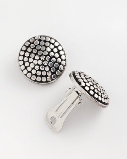 No Droop® Round Silvertone Stud Earrings - Chico's