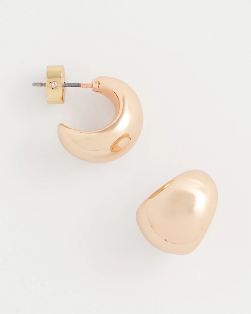 Rose Gold Huggie Hoop Earrings - Chico's