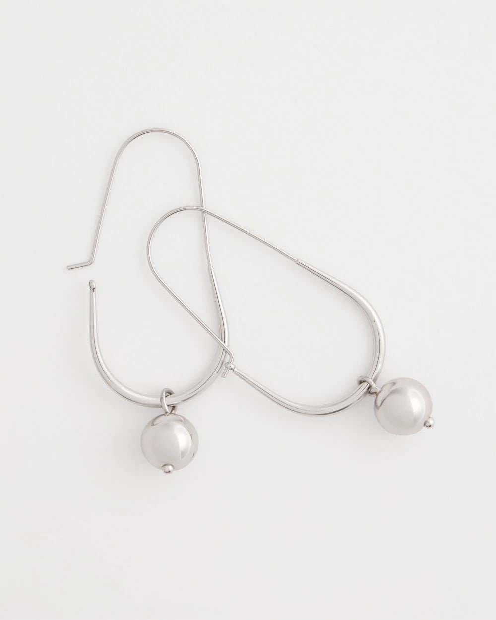 Silver Bead Threader Earrings - Chico's