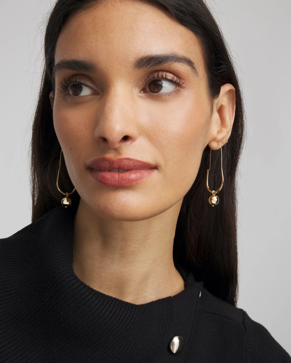 Gold Bead Threader Earrings - Chico's