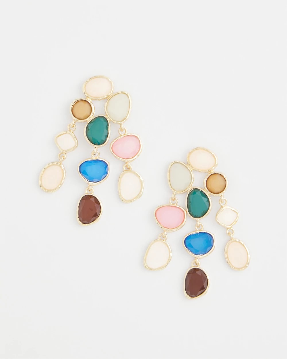 No Droop® Rainbow Resin Drop Earrings - Chico's