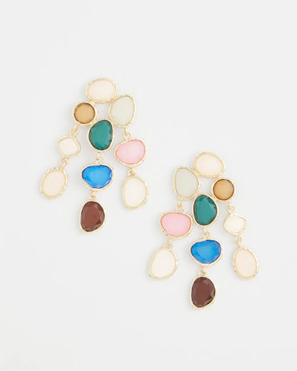 No Droop® Rainbow Resin Drop Earrings - Chico's