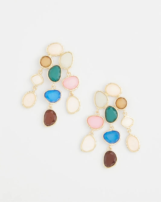 No Droop® Rainbow Resin Drop Earrings - Chico's