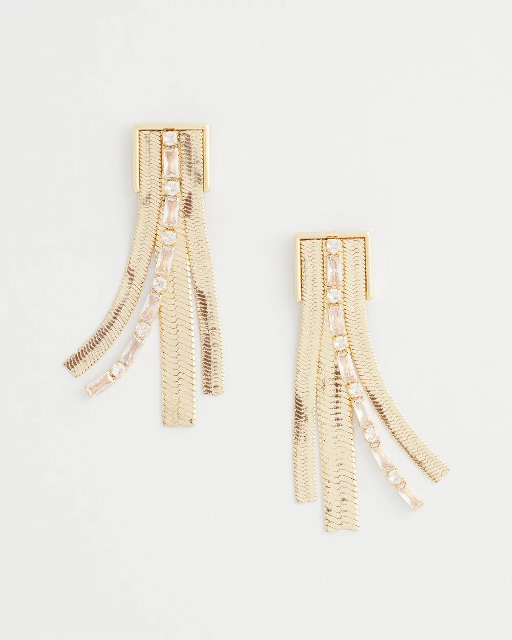 Snake Chain Linear Earrings - Chico's