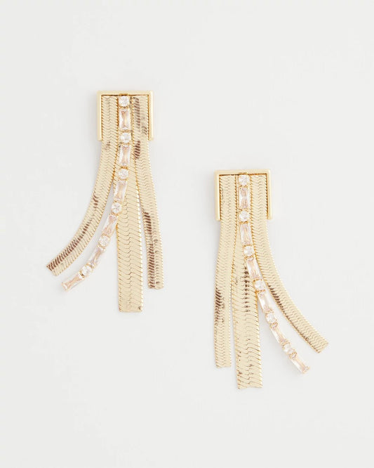 Snake Chain Linear Earrings - Chico's