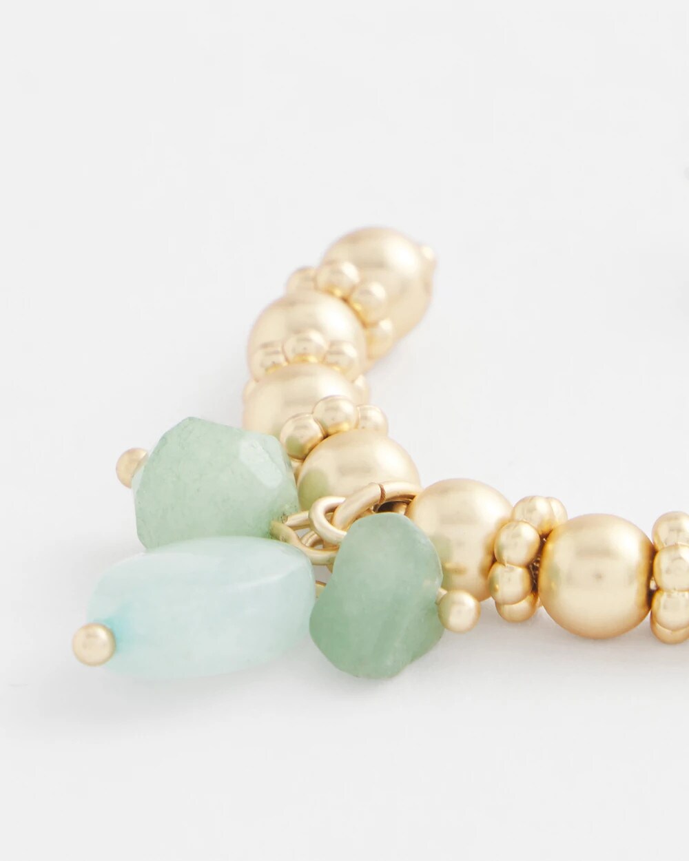No Droop® Gem Beaded Hoop Earrings - Chico's