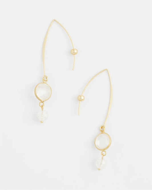 No Droop® Quartz Crystal Threader Earrings - Chico's