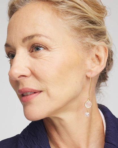 No Droop® Quartz Crystal Threader Earrings - Chico's