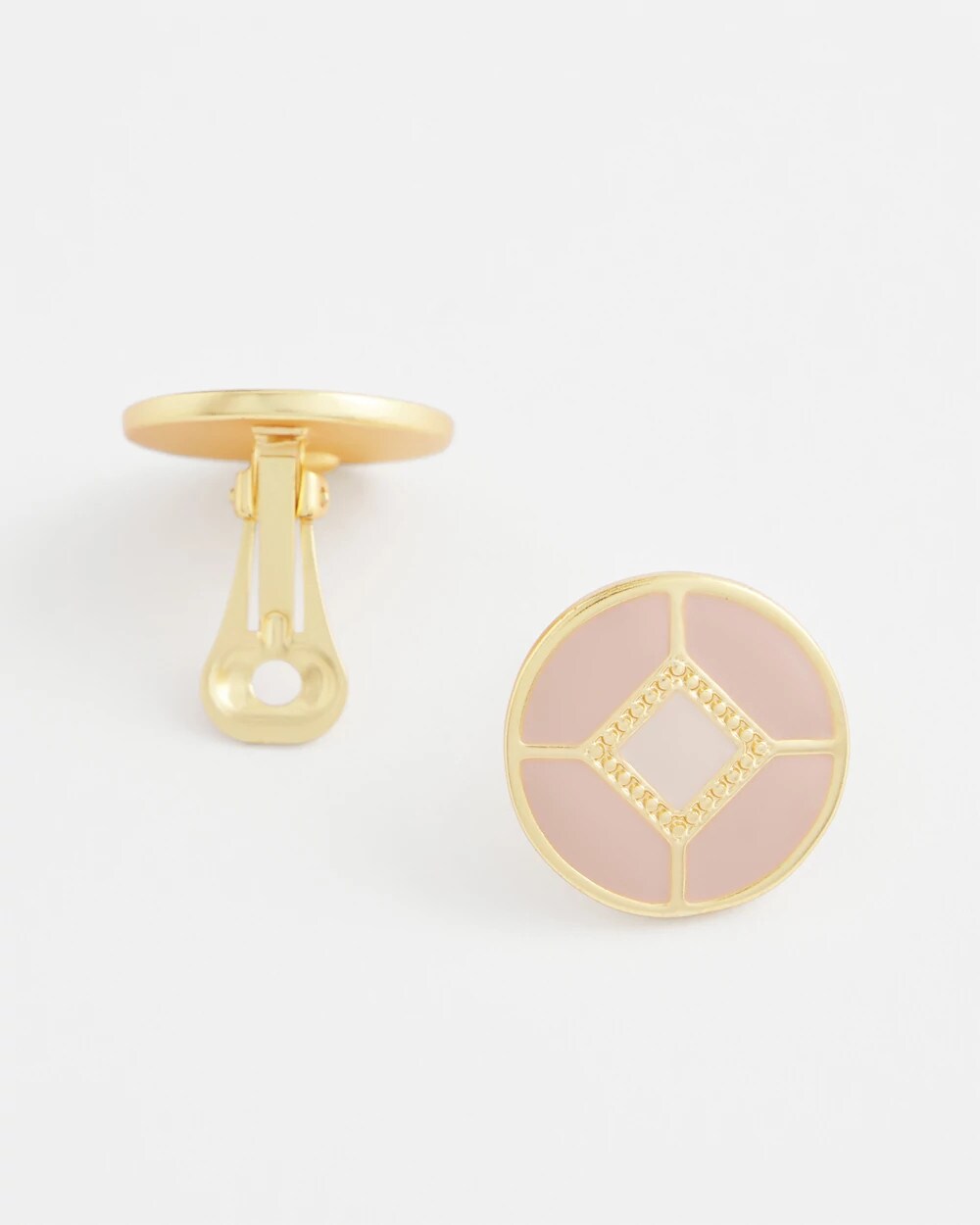 No Droop® Enamel Clip-On Earrings - Chico's