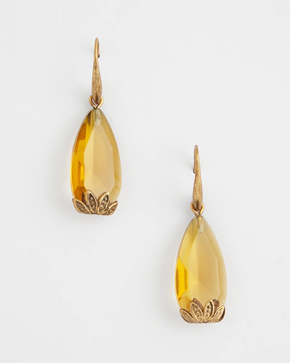 Neutral Stone Drop Earrings - Chico's