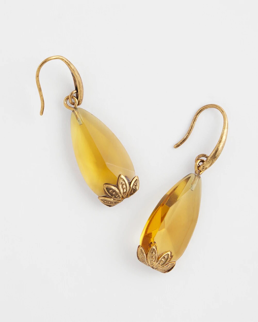 Neutral Stone Drop Earrings - Chico's