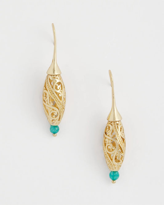 Gold Lantern Drop Earrings - Chico's