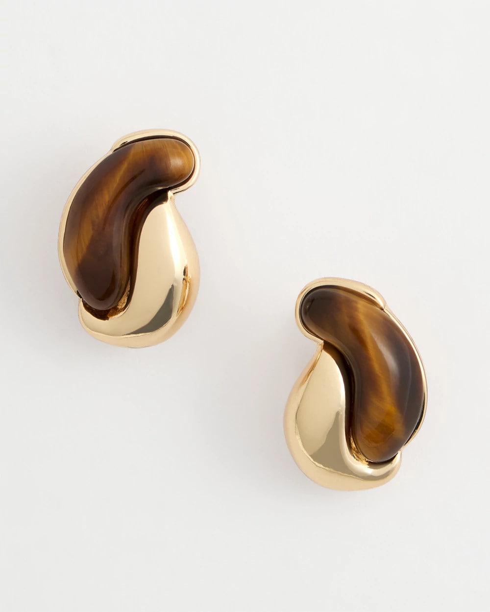 Tortoise Marble Clip-On Earrings - Chico's