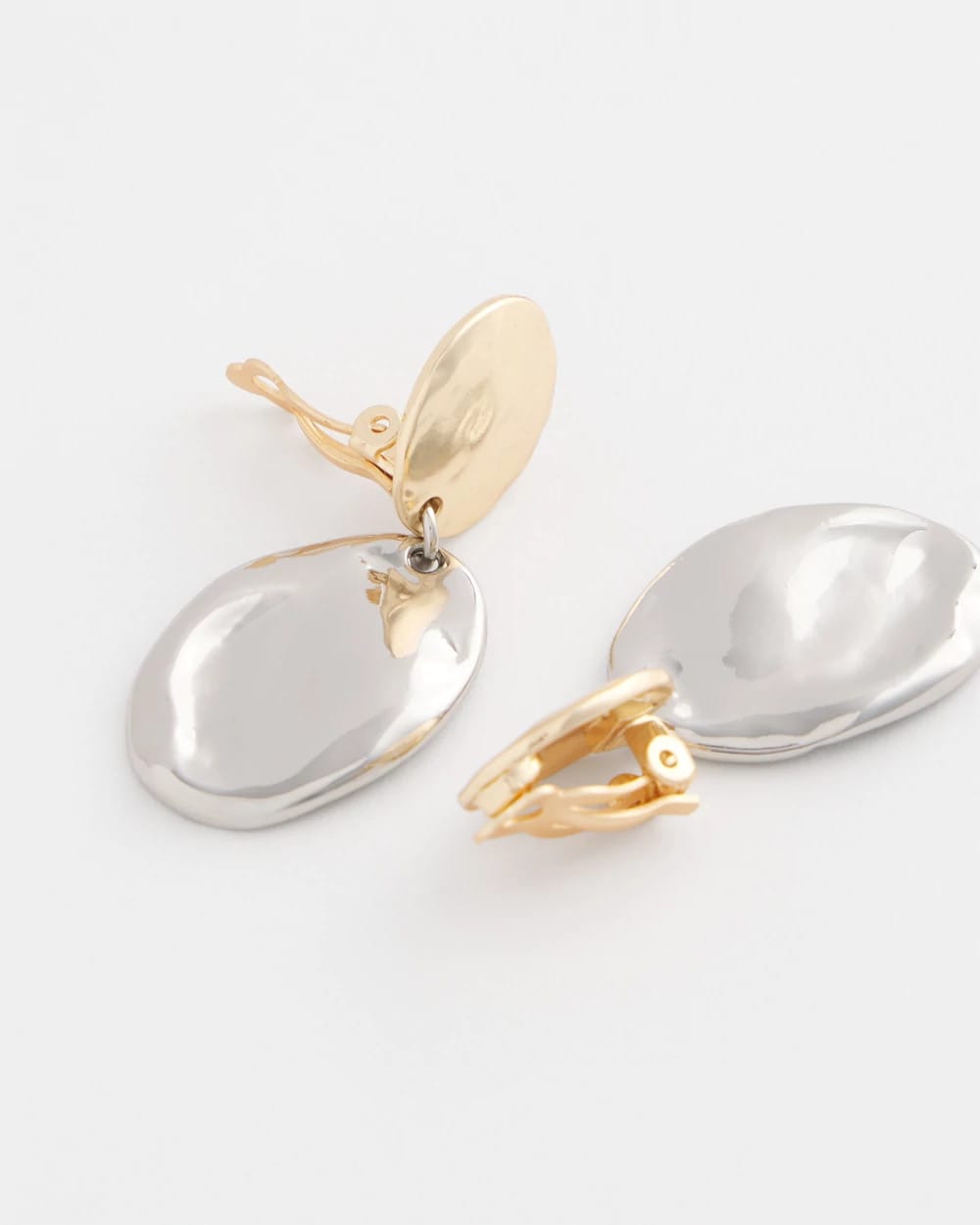 No Droop™ Mixed-Metal Clip-On Earrings - Chico's