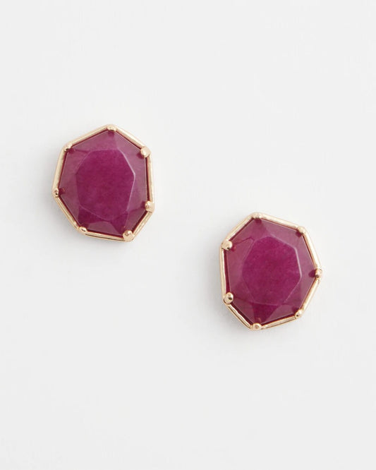 No Droop® Jade Stud Earrings - Chico's