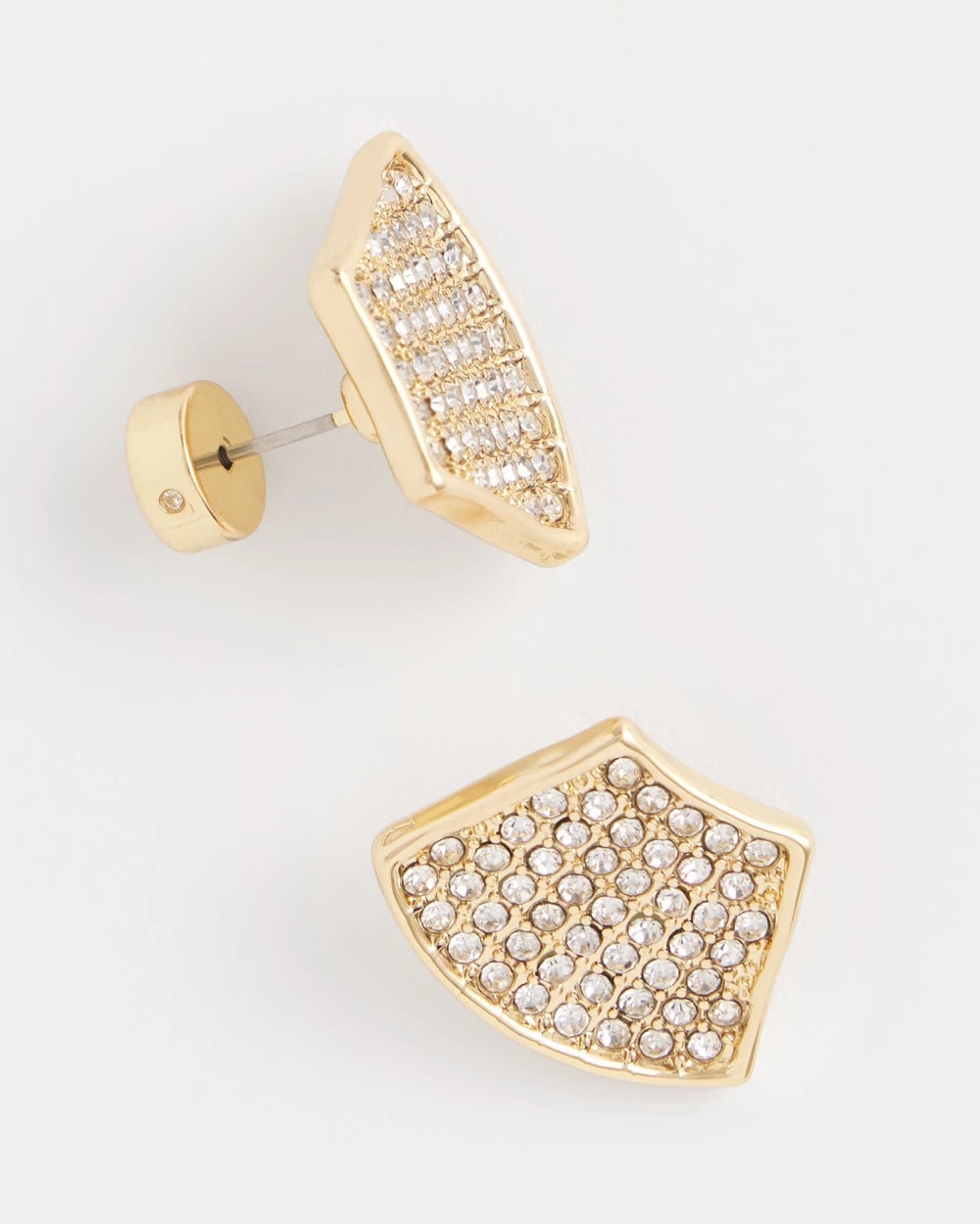 Gold Glitz Fan Earrings - Chico's
