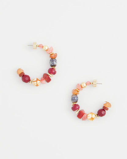 No Droop® Beaded Hoop Earrings - Chico's