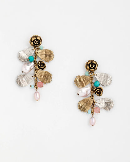 Floral Pearl Charm Earrings - Chico's
