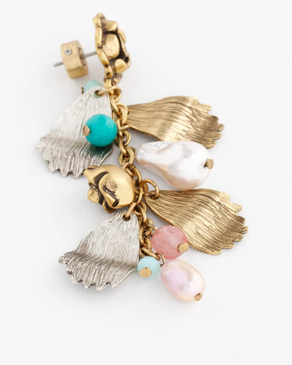 Floral Pearl Charm Earrings - Chico's