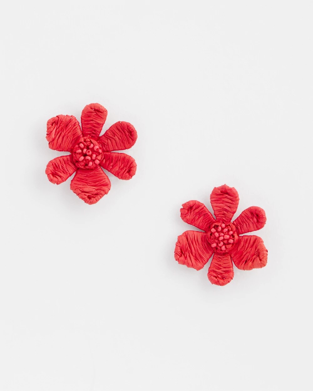 No Droop™ Coral Floral Stud Earrings - Chico's